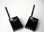A set of wireless transmitter and receiver for audio-video signals 1 W