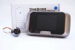Door peephole with memory card